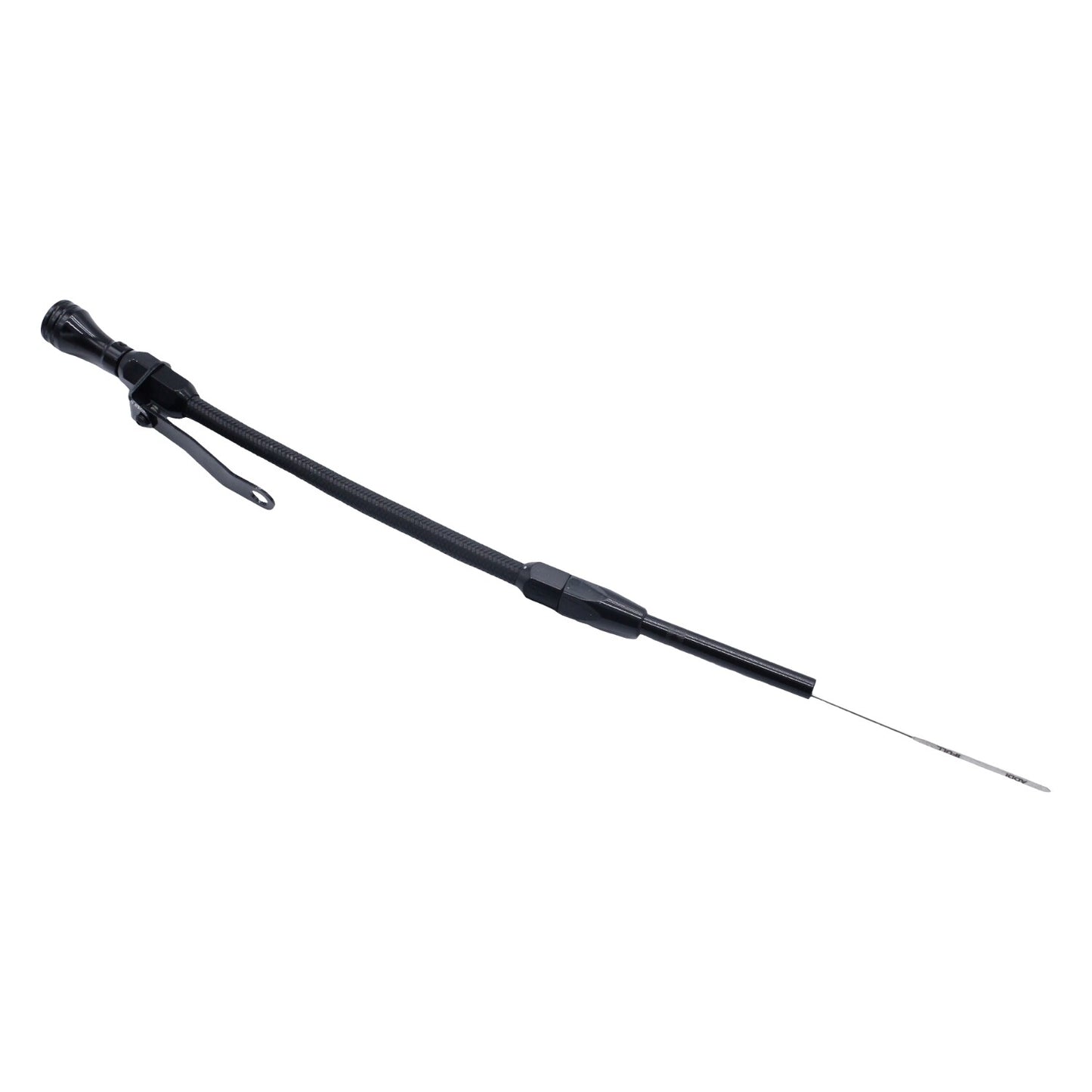 Flexible Braid Black Aluminum Knob Engine Dipstick For 1980-02 Small Block for Chevy