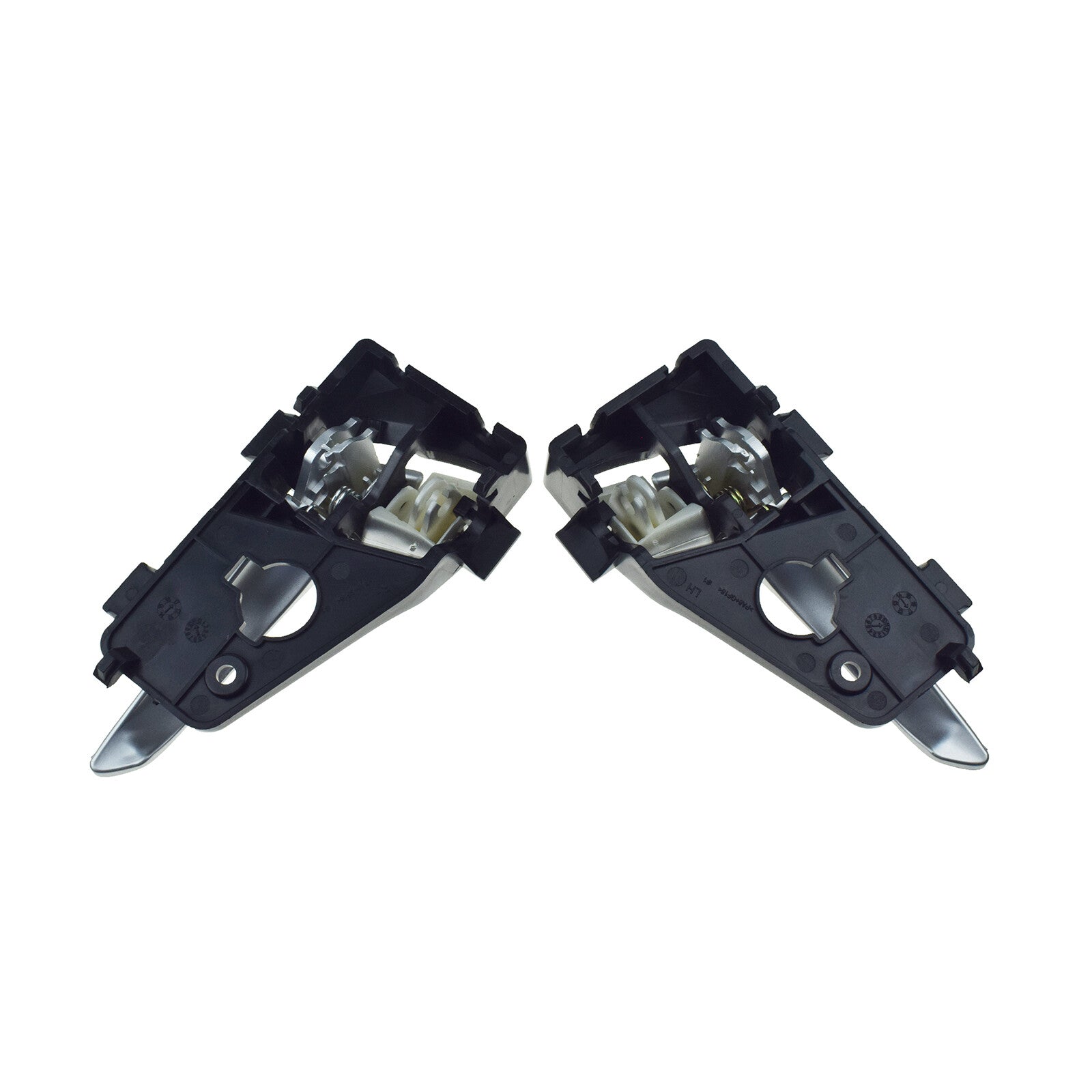 Silver front left and right interior door handles for Kia Picanto 2011-2016- v
