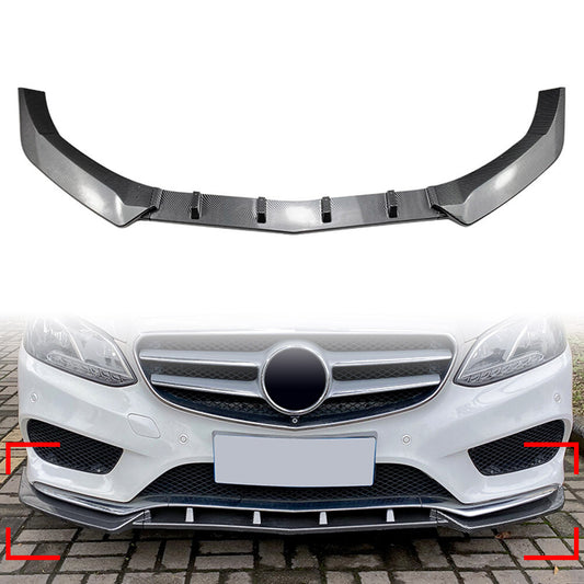 Front Bumper Lip Spoiler Kit Fit for Mercedes Benz E Class W212 E200 E220 2013-15 14 Q