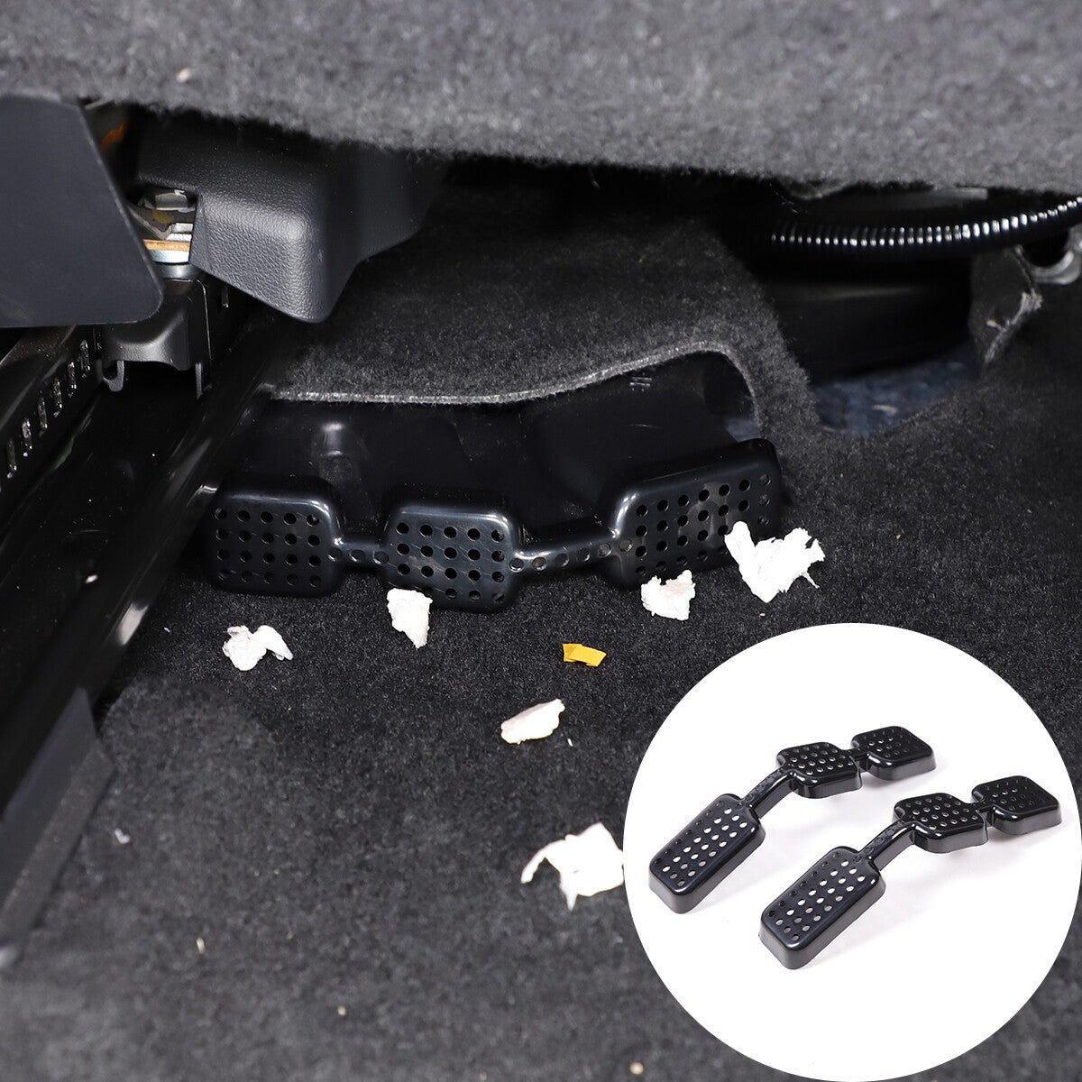 Carbon fiber exterior rearview mirror cover decoration suitable for @ FJ Cruiser 2007-21- v