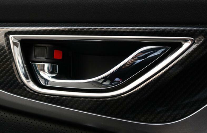 for Subaru Outback 2021-2022 Chrome Steel Interior Door Handle Cover Trim 4PCS