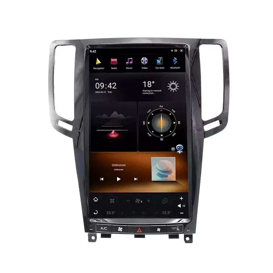 14.4 Android for Tesla Vertical Screen for Infiniti G35 G37 2007-2013 Car Gps Radio