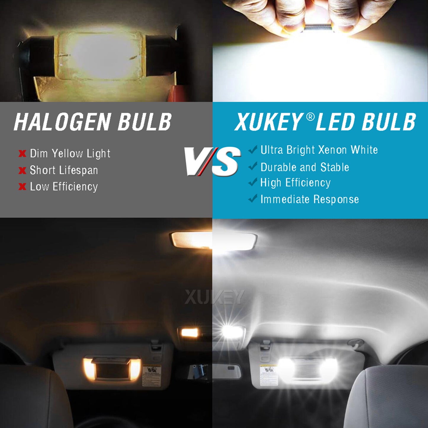 4 x 31 mm car interior interior lighting lighting white bulb floor Q