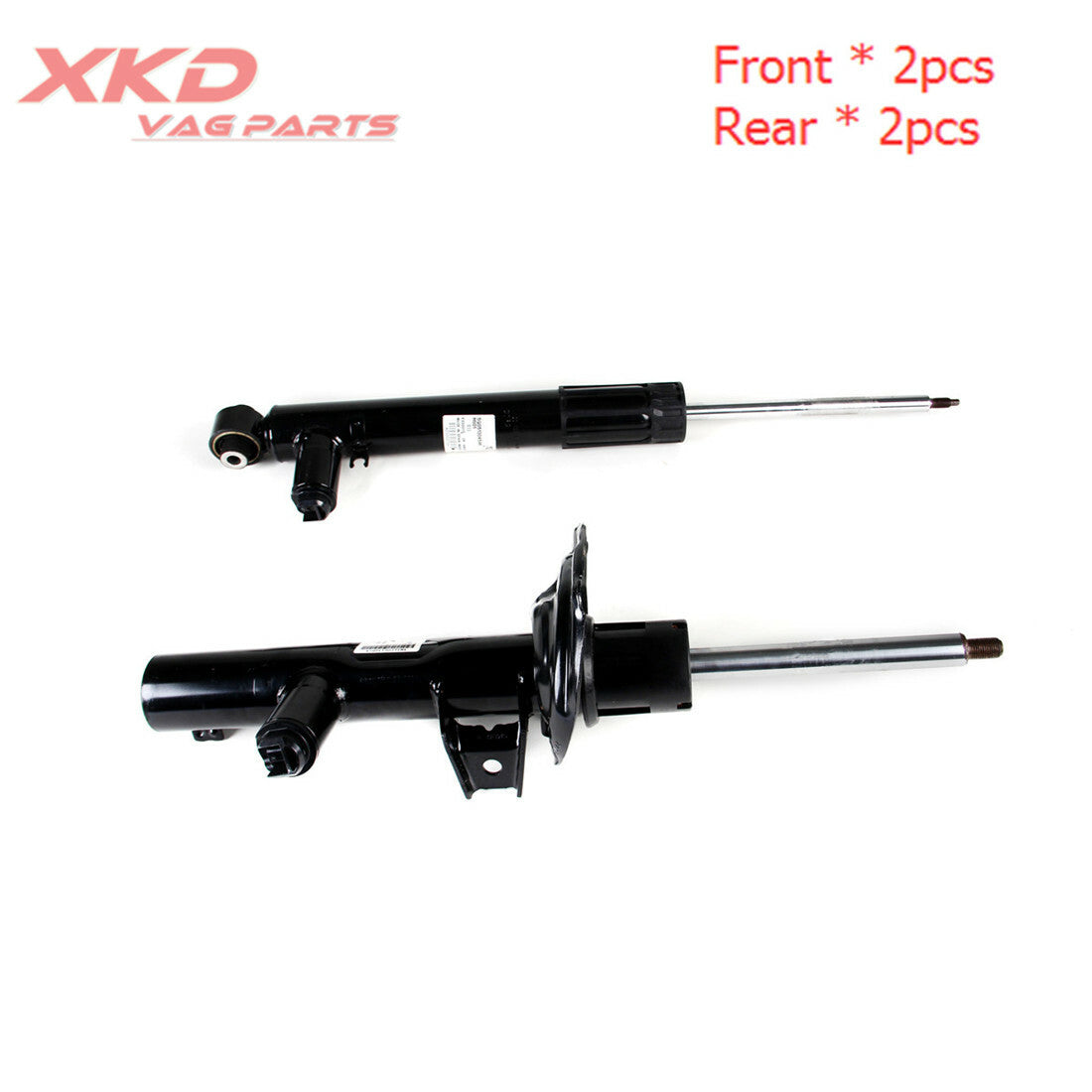 2 Assys Fit front shock absorber struts for Mercedes C117, W156, W176, GLA250, and CLA250 (2014-2020)
