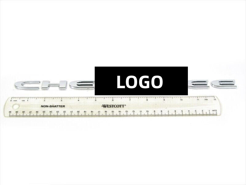 1Pc Chrome Nameplate Emblem Badge LeftRight Front Door For 14-21 for Jeep Cherokee
