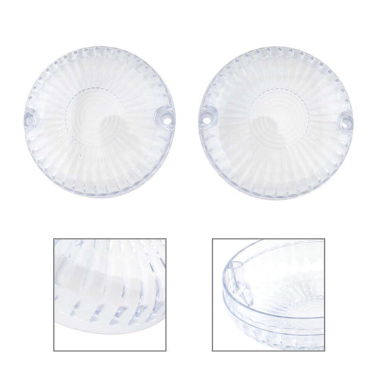 Pair Turn Signal Light Lamp Lens Cover Fit for Yamaha V Star 650 1100 Vmax Clear ne