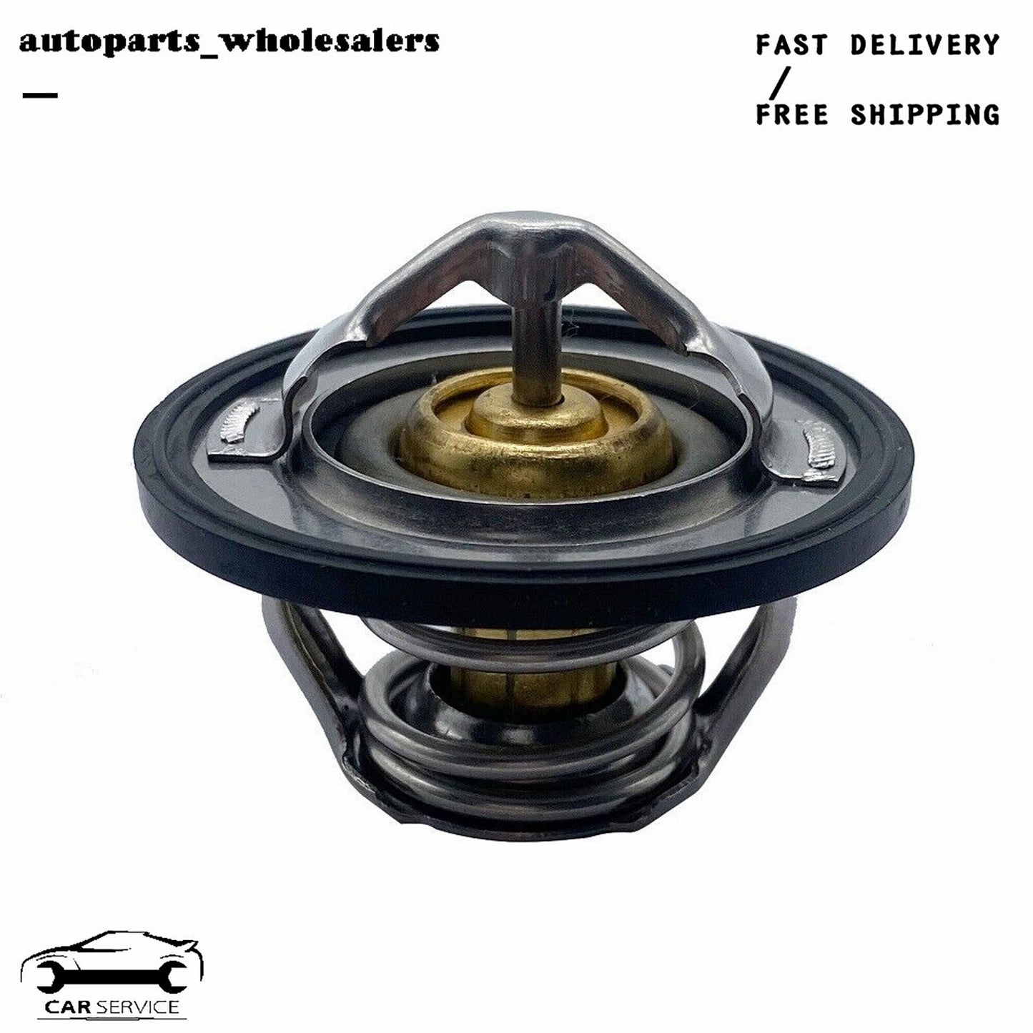 Engine Coolant Thermostat Replacement for Impala Malibu Orlando - v