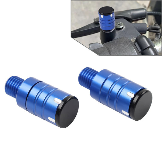 Mirror Blanking Plug Screw Cap Bolt 10MM for Yamaha MT-125 MT07 MT09 MT10 Blue Q