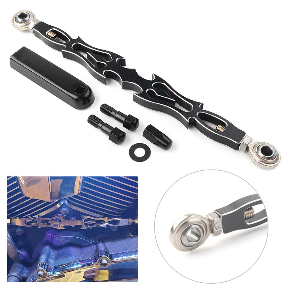 for Harley Softail Electra Glide FLSTC 1x Black Spear Shift Linkage Shifter Link Q