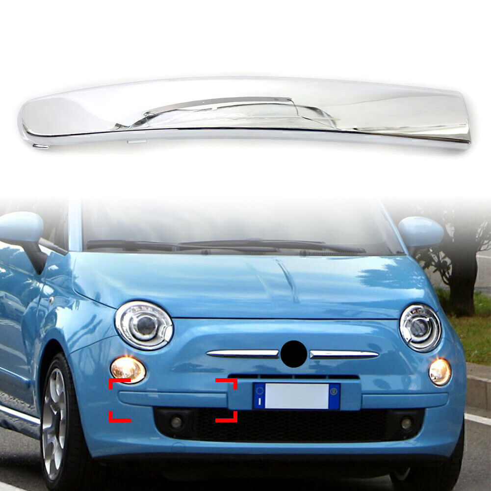 RIGHT FRONT BUMPER GRILLE HEADLIGHT FILLER TRIM PANELS for FIAT 500 2007-2015