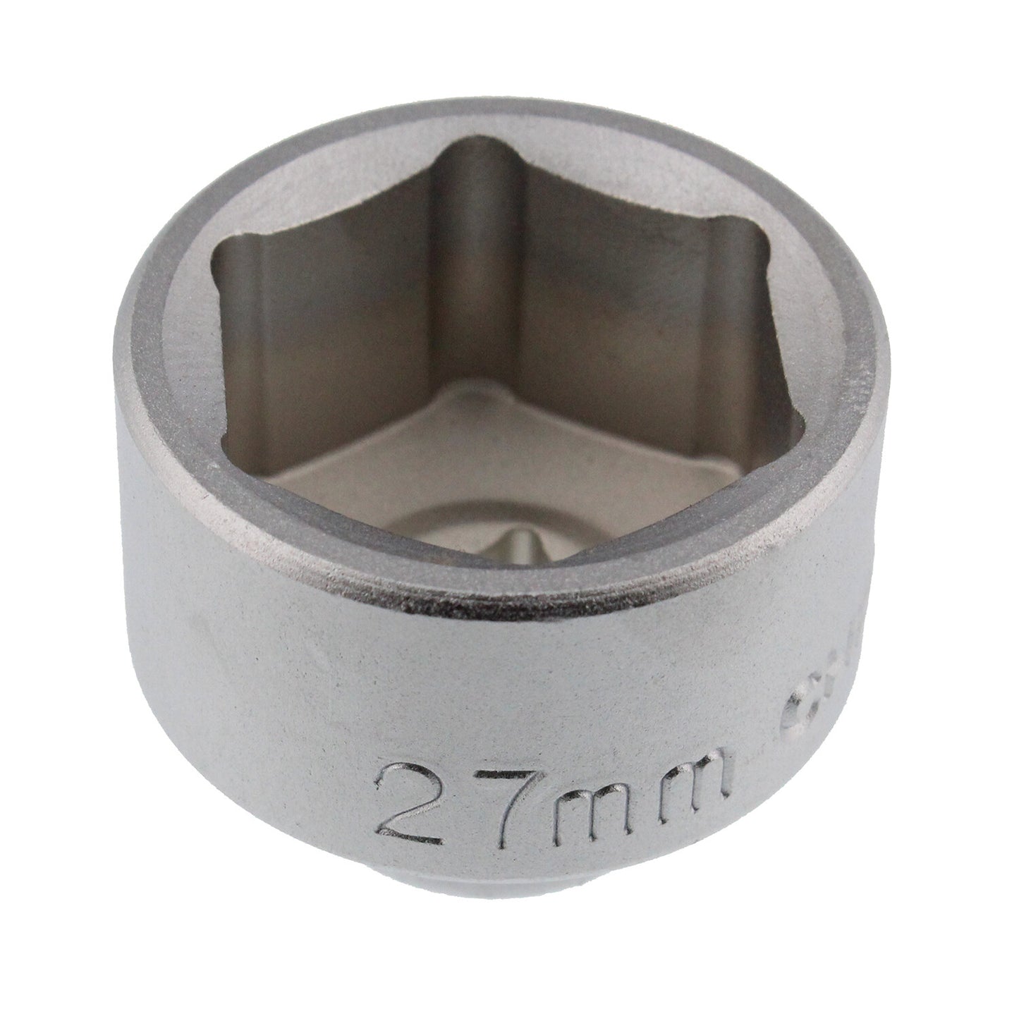 27mm Low Profile Car Oil Filter Removal Tool - Oil Filter Socket Wrench Q