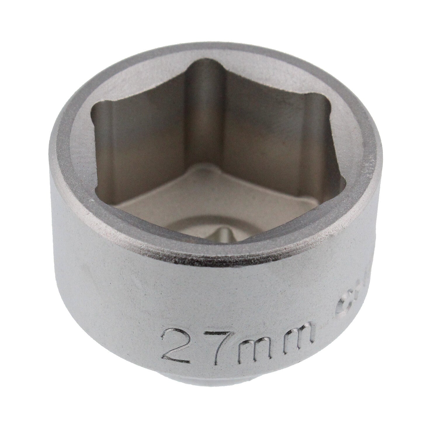 27mm Low Profile Car Oil Filter Removal Tool - Oil Filter Socket Wrench Q