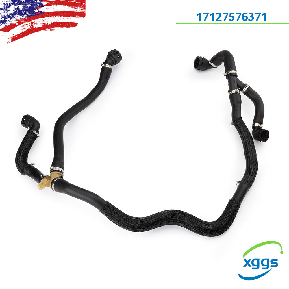 Extended tank radiator coolant hose suitable for BMW E70 X5 35iX 40iX 17127576371