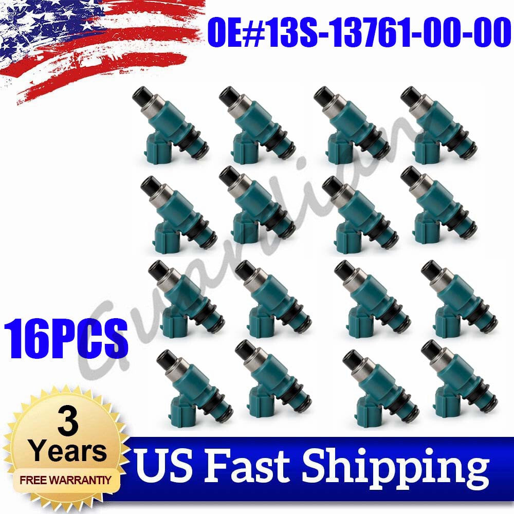 16-pack fuel injectors 13S-13761-00-00 for Yamaha YZF R6 (2008-2016, 2009, 2010, 2011-)