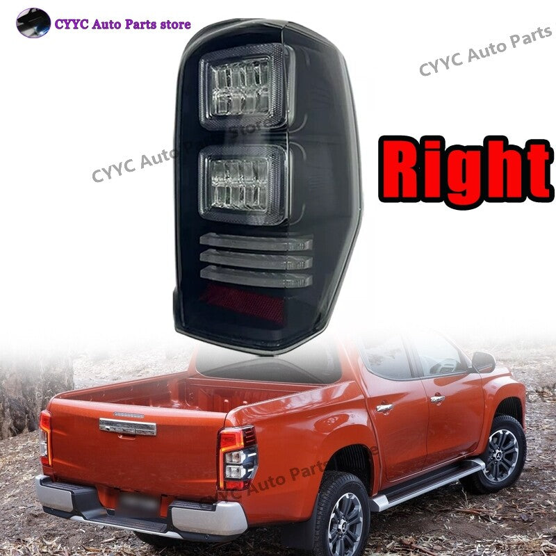 Right Black Trim LED Tail Light Lamp for Mitsubishi L200 Triton 2019-2024