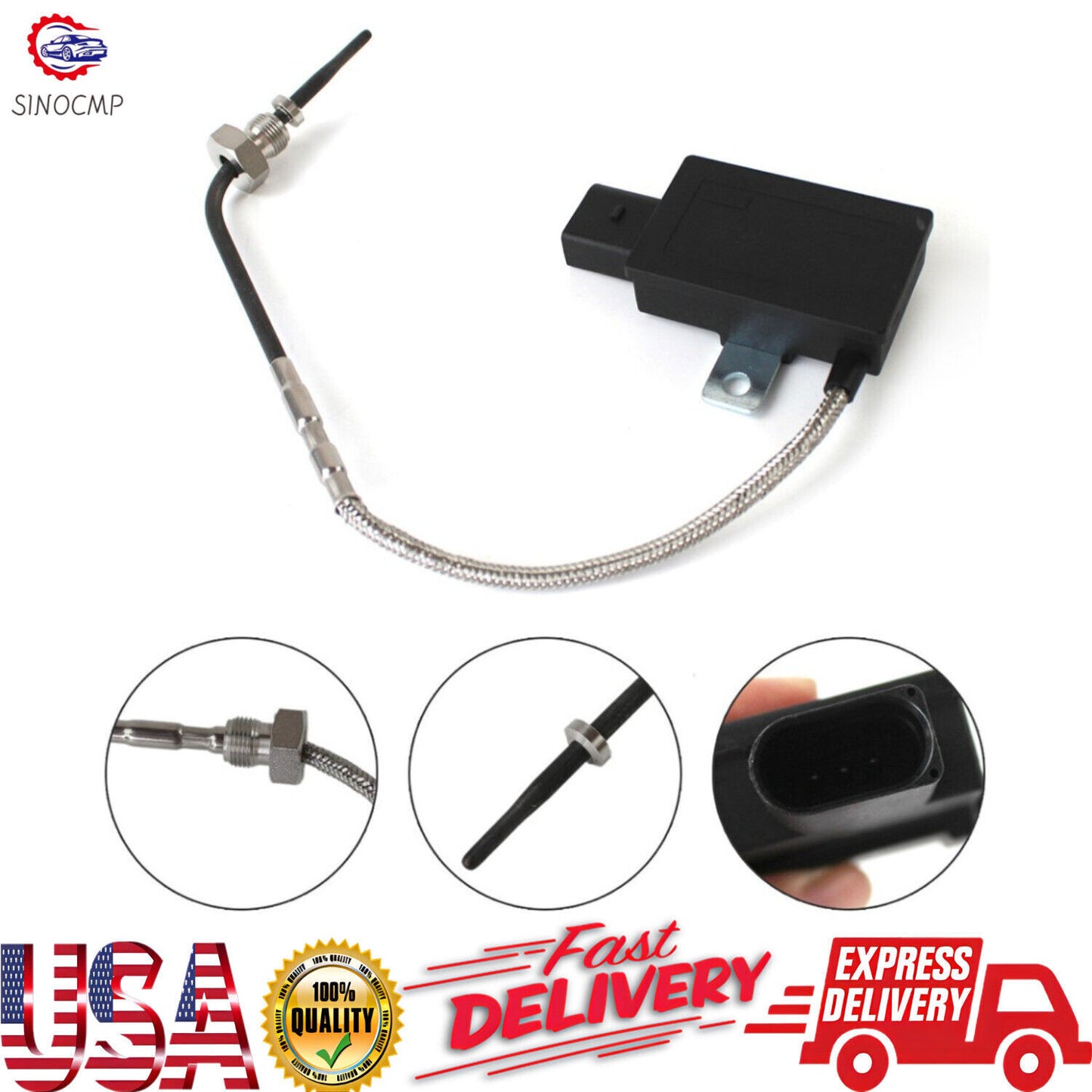 NEW for Bentley Gtc Flying Spur Exhaust Temperature Sensor Bank 1