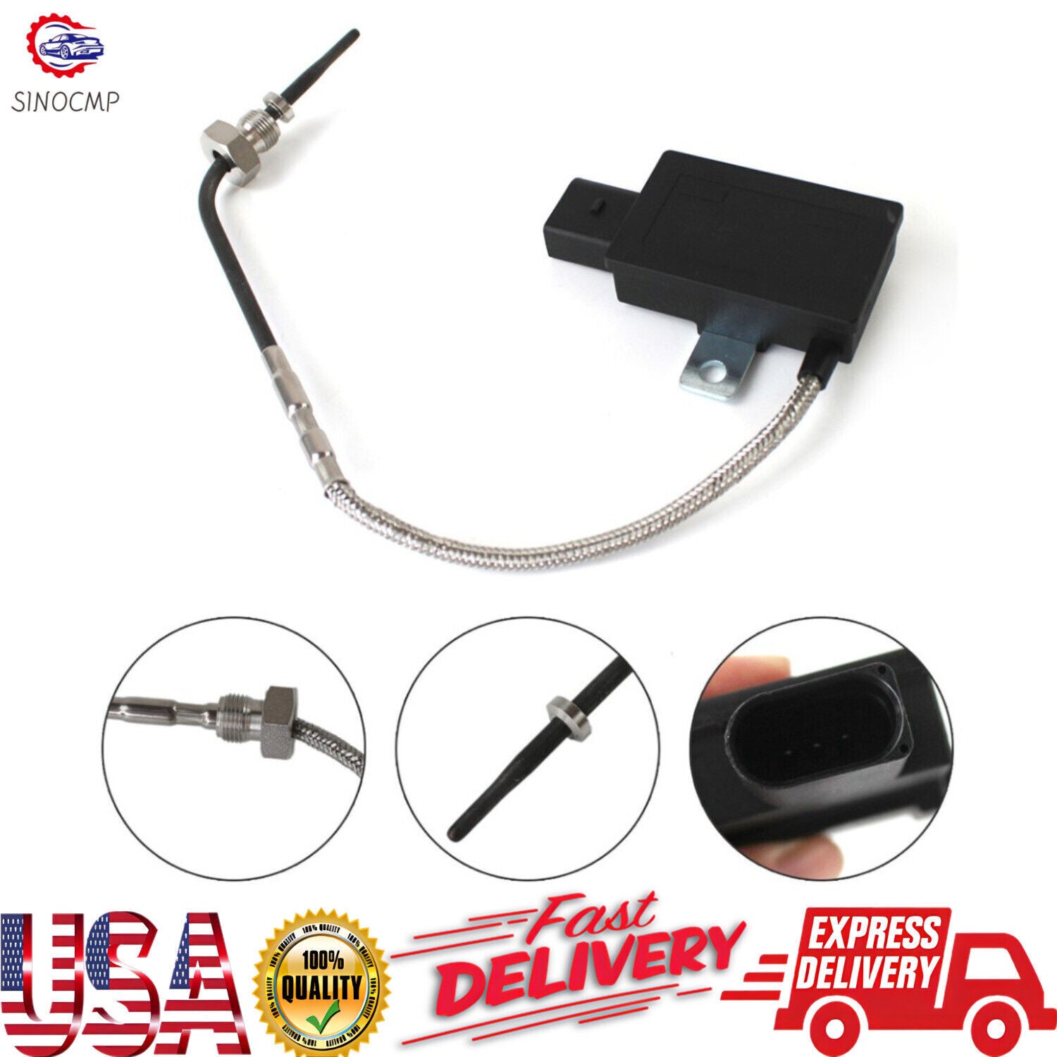 NEW for Bentley Gtc Flying Spur Exhaust Temperature Sensor Bank 1