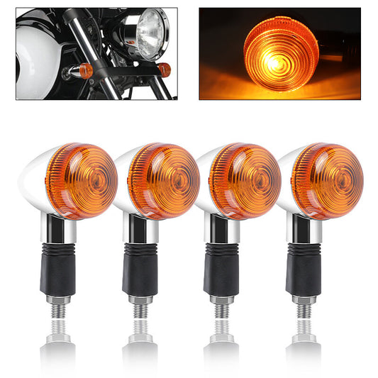 4PCS Amber Turn Signal Lights for Kawasaki Vulcan VN 1500 1600 1700 2000 800 900 Q