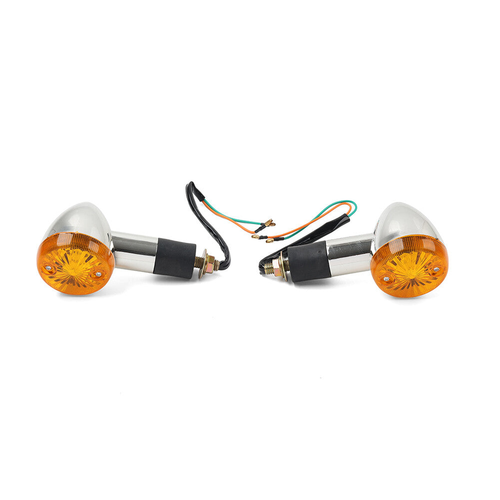 Amber Turn Signal Lights 10mm for Suzuki Boulevard C109R C50 C90 S 40 50 83 US
