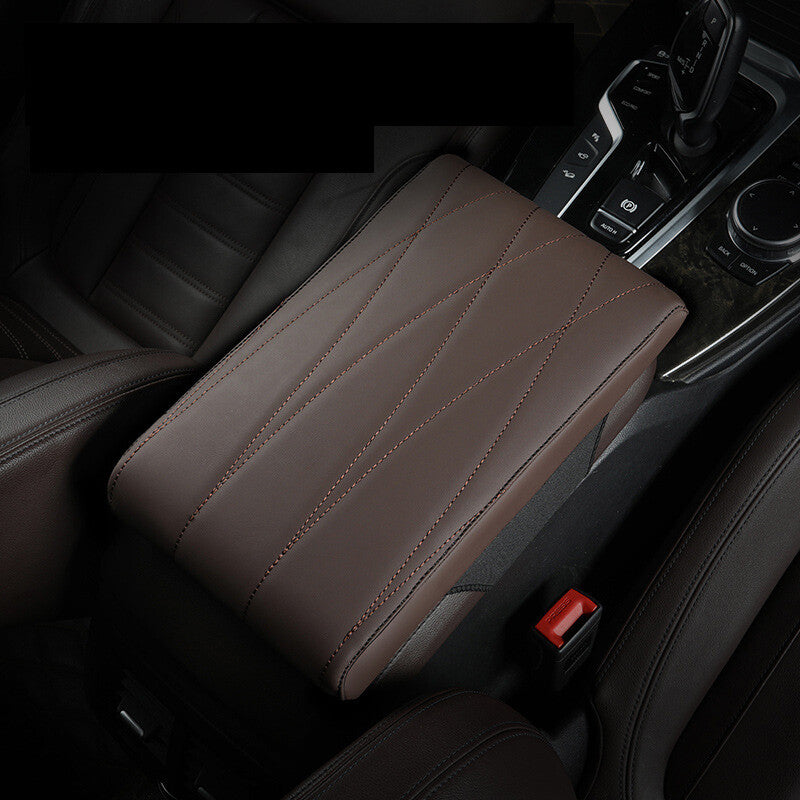 Car Armrest Cover Center Console Box Cushion Soft Mat Protector Long-lasting v