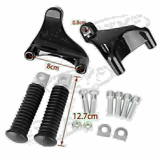 Passenger Foot Pegs Bracket Mounting Kit for Harley Sportster XL 883 1200 14-15 Q