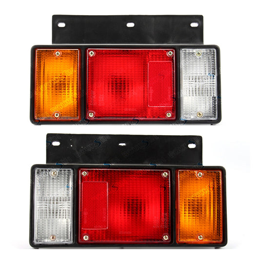 Tail Light Fit for Isuzu NPR NQR NRR FSR FRR Truck Rear Tail Lamp 1987-2019 1 Pair