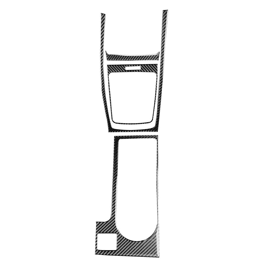 Carbon Fiber Black Gear Shift Panel Cover Trim for Subaru WRX Saloon 2015-2021