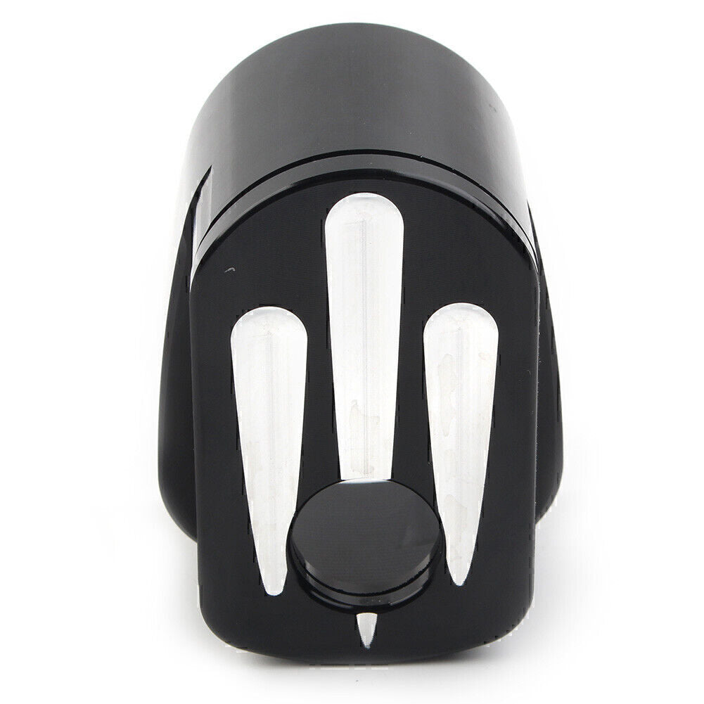 CNC Cut Black Ignition Switch Cover for Harley Street Road Electra Glide FLHX