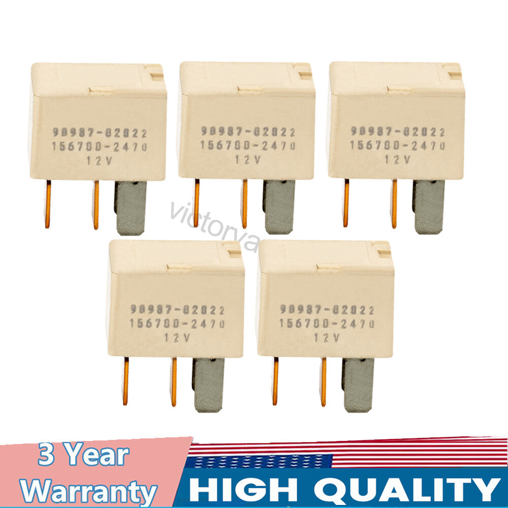 5 Air Conditioning Compressor Clutch Relays for Toyota for Lexus for Scion 90987-02022 156700-2470
