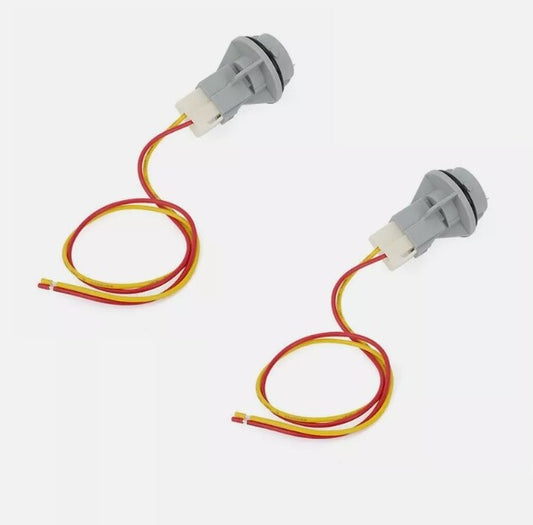 2Pcs Headlight Turn Signal Corner Light Socket Wire Connector for Acura Legend
