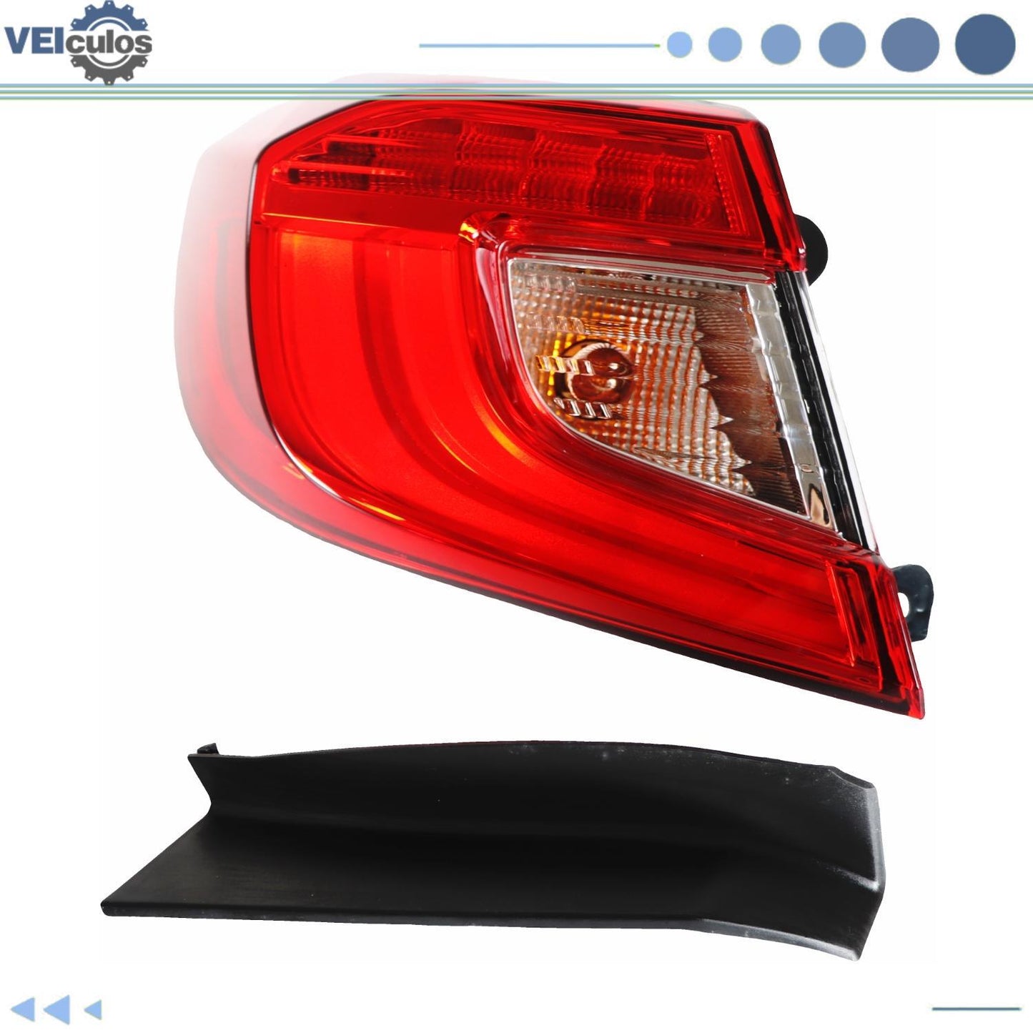Driver Side Left Tail lights Assembly for Honda Accord Sedan 2018-2021 HO2804118