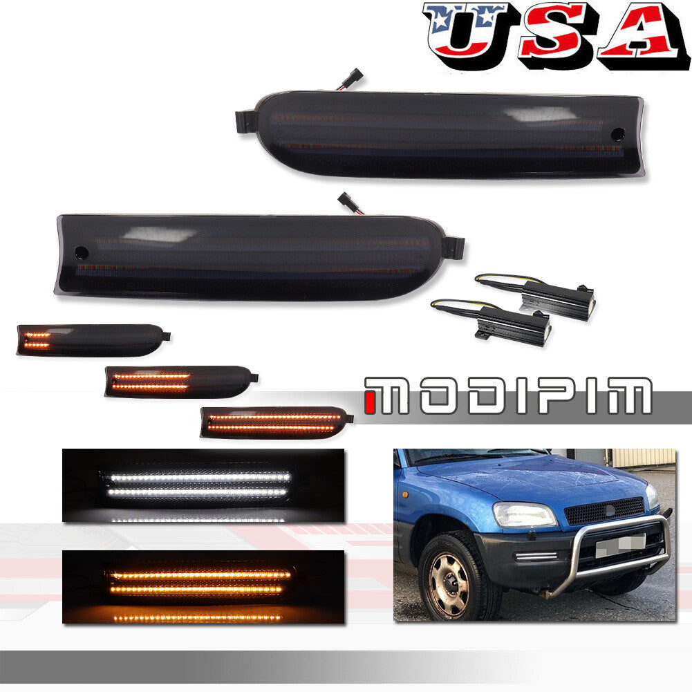Smoke Switch LED Signal Light L+R Set for 1996 - 1997 for Rav4 Rav 4- v