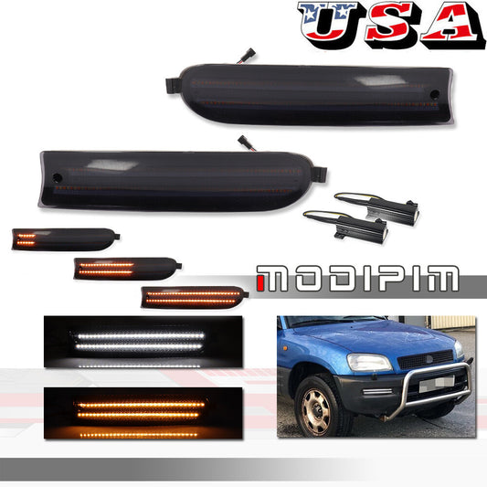 Smoke Switch LED Signal Light L+R Set for 1996 - 1997 for Rav4 Rav 4- v