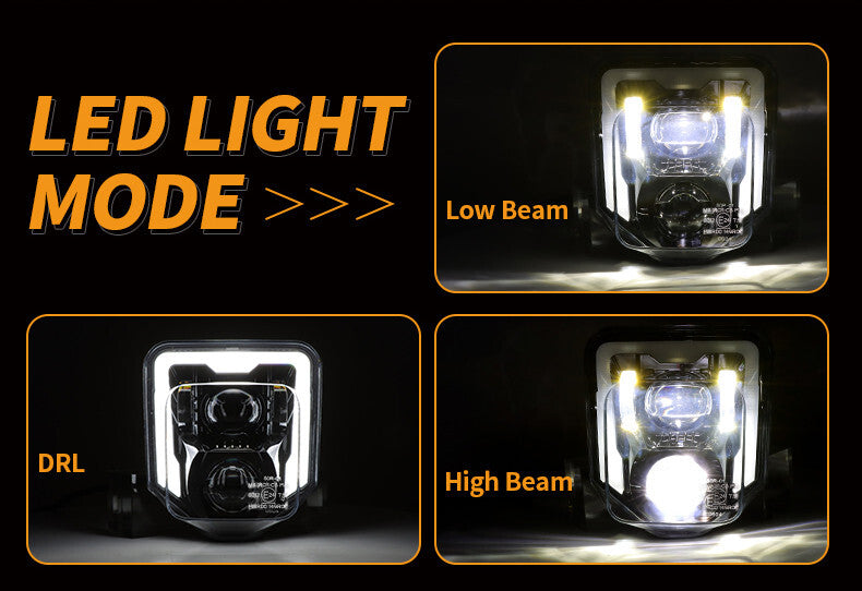 For Husqvarna 701 Enduro Supermoto 2016-2024 Motorcycle LED Headlights Head Lamp Q