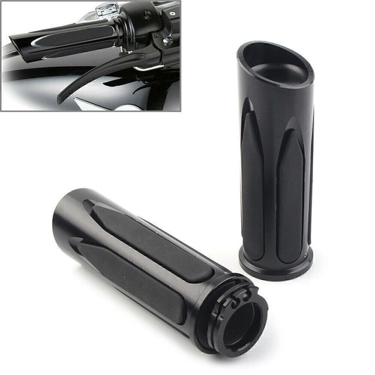 Handlebar Hand Grips Pair for Harley Touring Road Electra Glide Softail Breakout