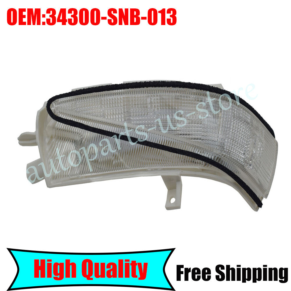 Right RH Side Rearview Mirror LED Turn Signal Light Lamp for Honda for Civic 2006-11