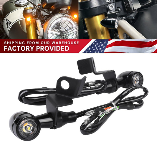 Front LED Turn Signal Lights for Triumph Speed 400 2024 2025 Scrambler 400X Q