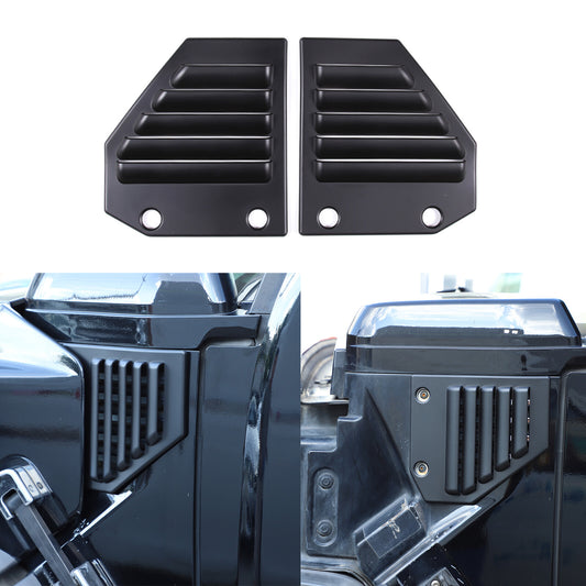Matte black side vent cover air intake trim suitable for Hummer H2 2003-2009 - n