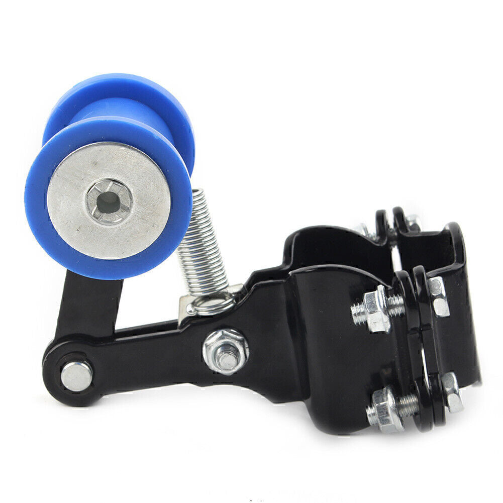 Kettenspanner Bolt on Roller Blau f¨¹r Motocross Chopper Dirt Bike ATV Motor