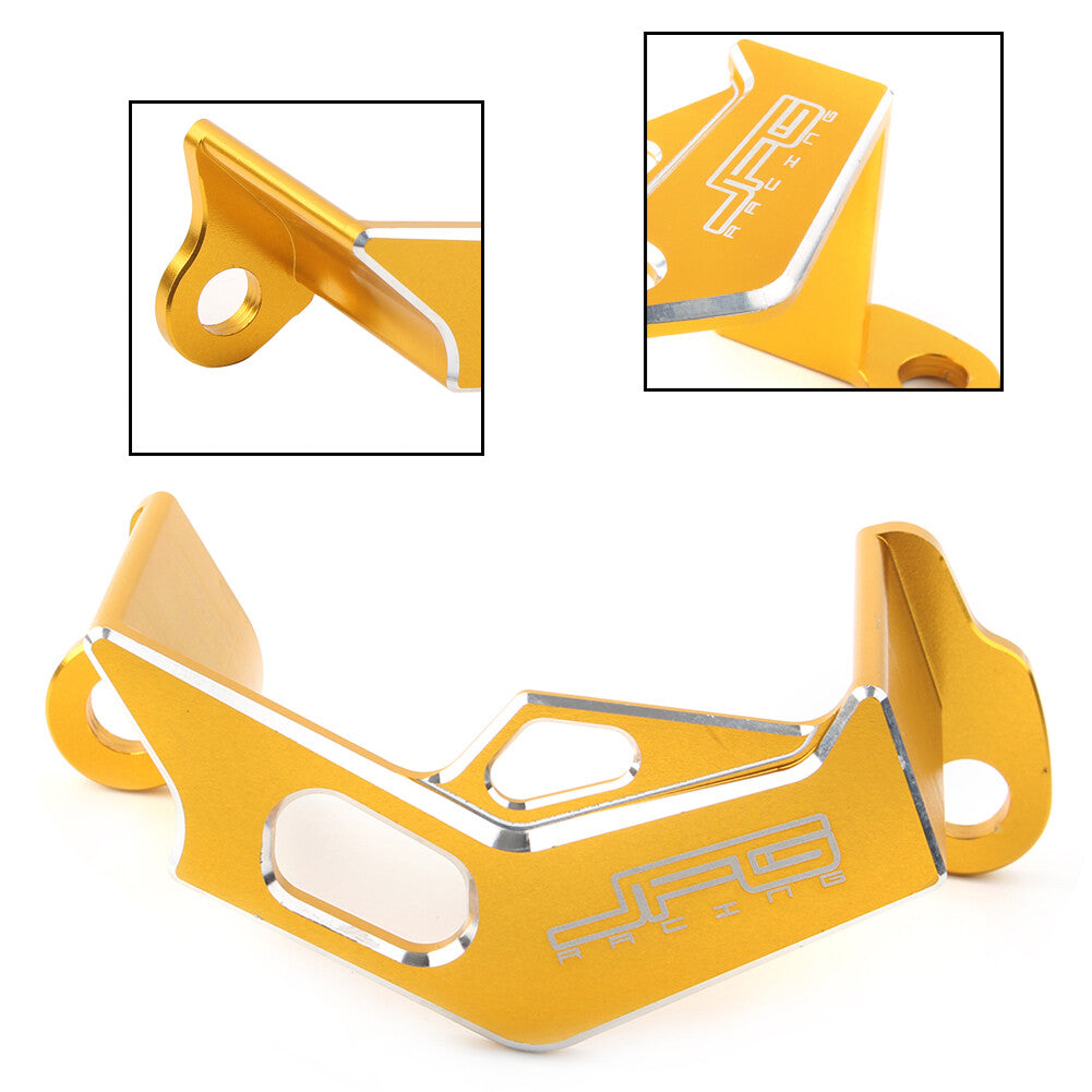 CNC Rear Brake Caliper Guard Protector Cover Fit RMZ250 RMZ450 RMX450 Gold Motor Q