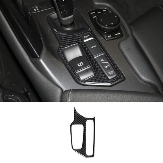Carbon Fiber Rear Light Frame Cover Trim for Land Cruiser Prado 2010-2018 v