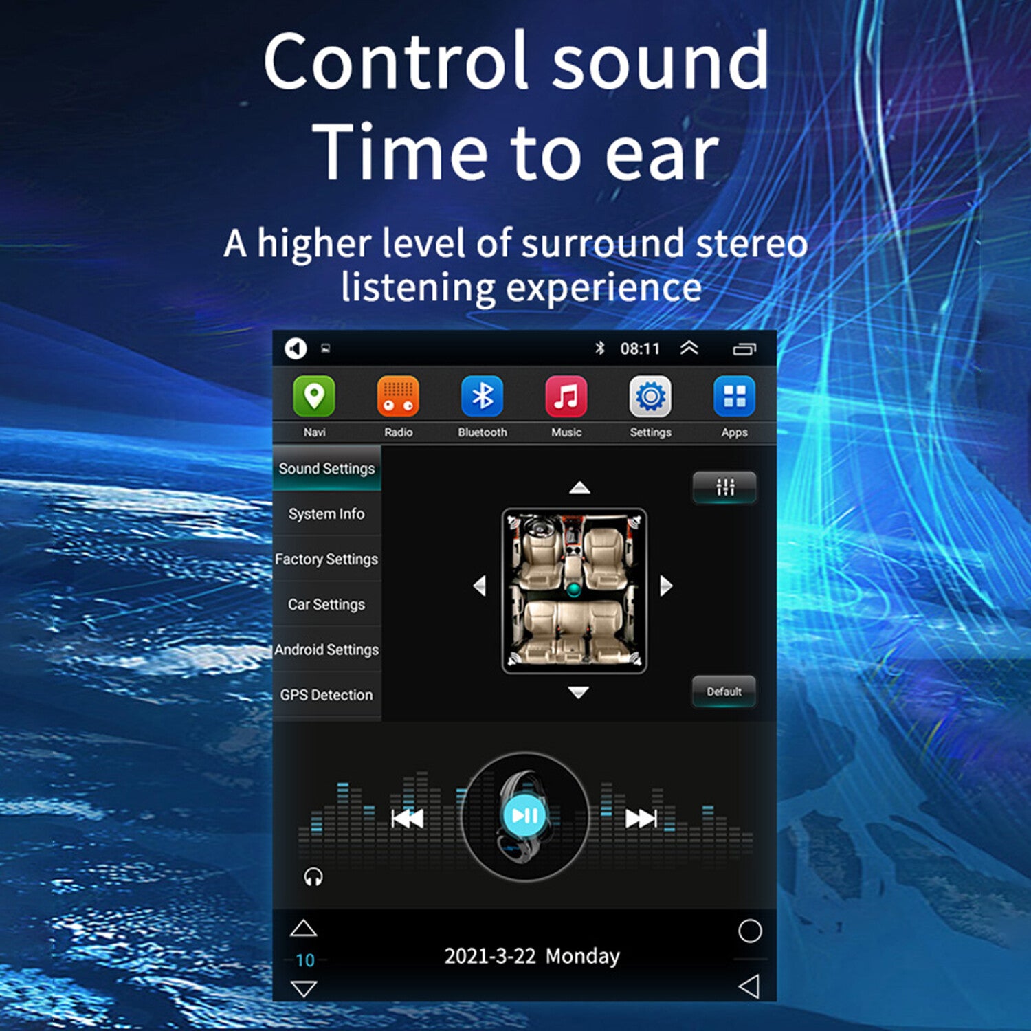 Car Stereo Radio for Ford Edge 2010-2015 9.7 Android 12 WIFI USB Wired Carplay