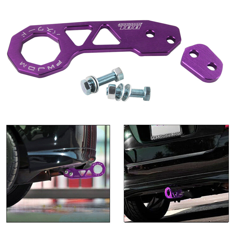 Aluminum Purple Racing Trailer Hook Rear Tow Hook for Honda for Acura for Civic for Mazda Q