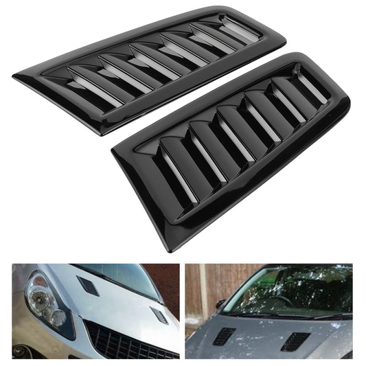 New 2Pcs Bonnet Air Vents Engine Hood New Exterior Parts For RS MK2