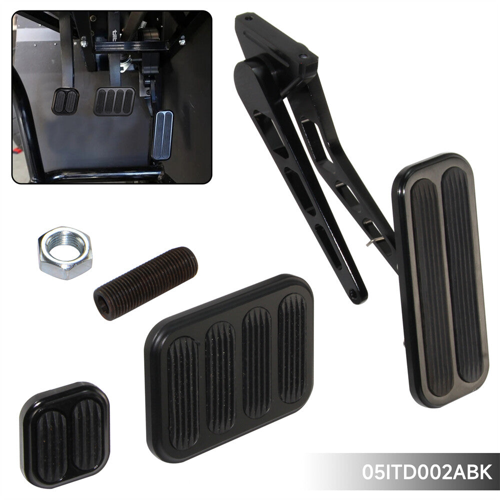 Billet Aluminum Throttle Mount Accelerator Pedal Kit for Chevy for Ford SBC