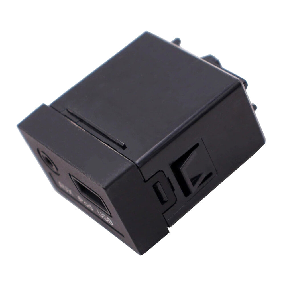 Fits 11-15 for Hyundai for Elantra ABS Black Front Aux iPod USB Port Interface Jack Plug Q