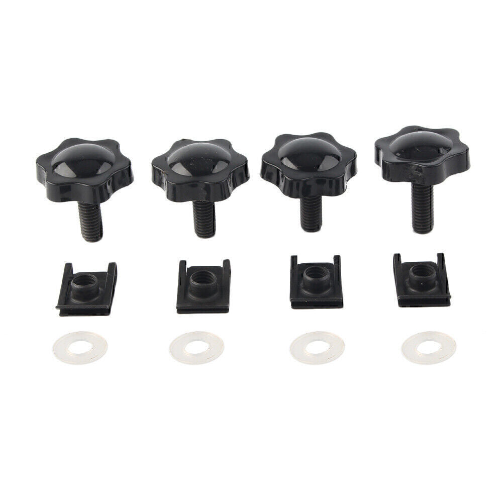 4pcs Saddlebag Lock Mounting Theft Deterrent Bolt Screw Fit for Harley FLHT FLHTCU