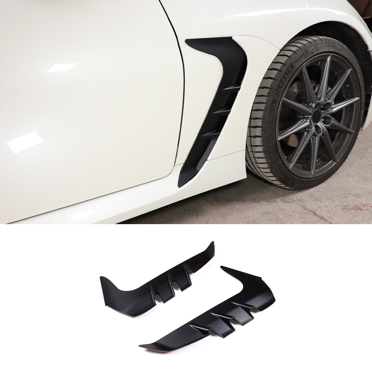 Red Interior Dashboard Molding Strip Cover Trim 3 for Tundra 2014-21 - v