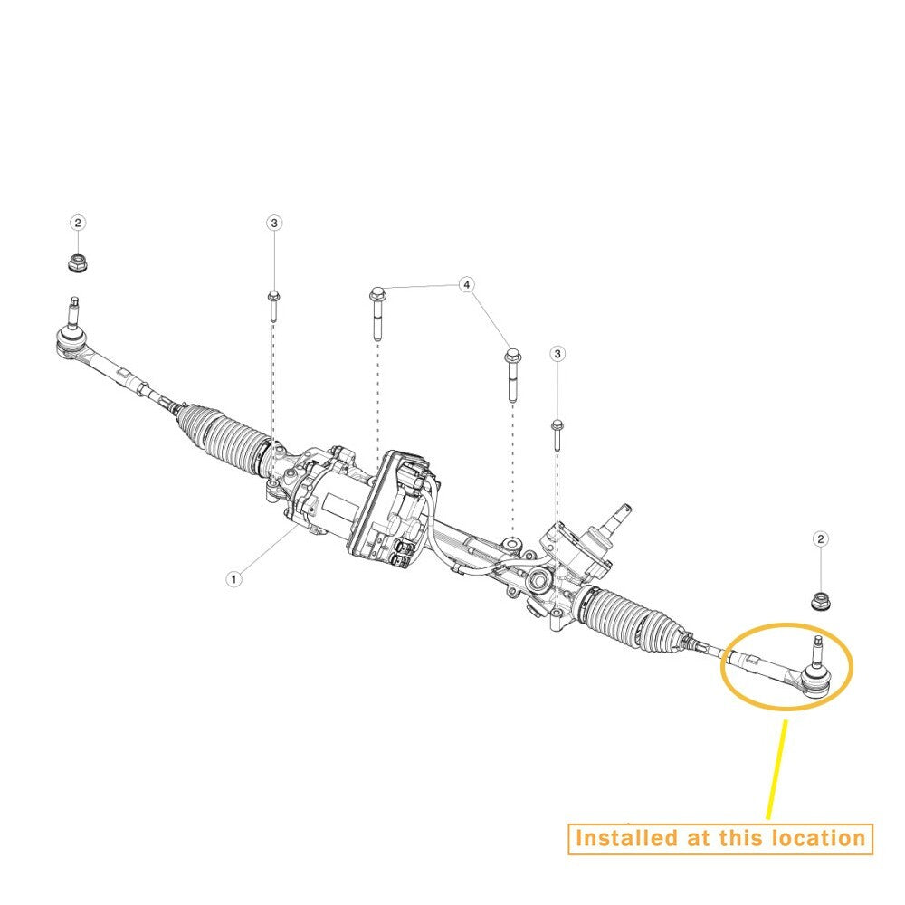 Equipment Manufacturer  for Tesla Model 3 External Ball Joint: 104483100F