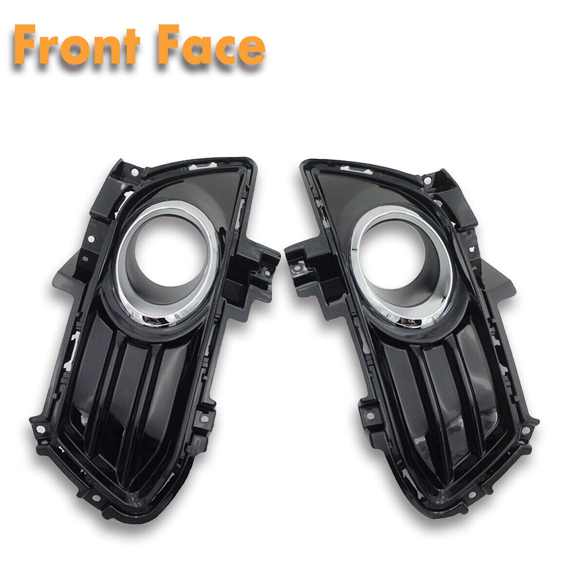 Front Bumper Fog light Grille Bezel Cover LR for Ford Fusion Mondeo 2013-2016